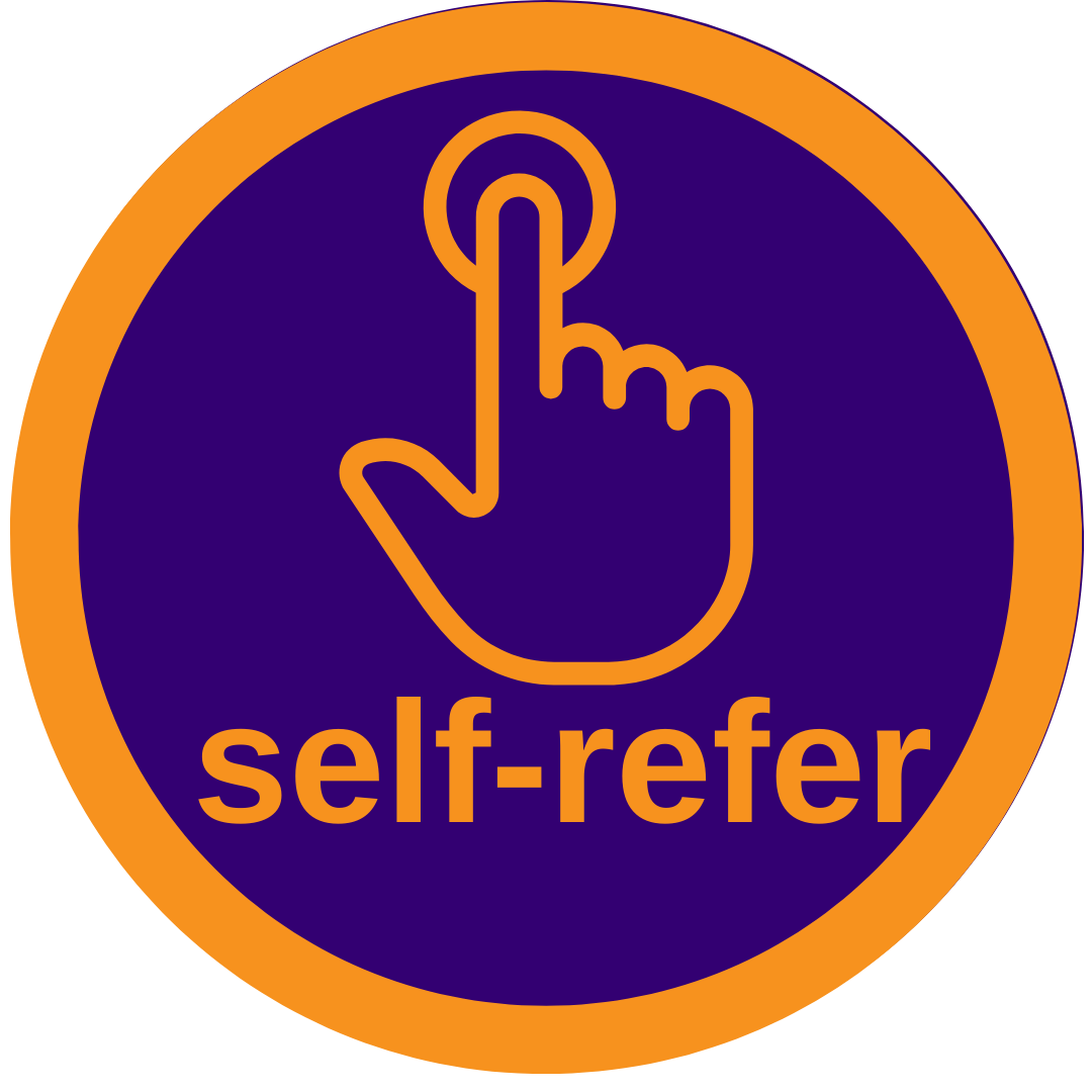 Self-referral button